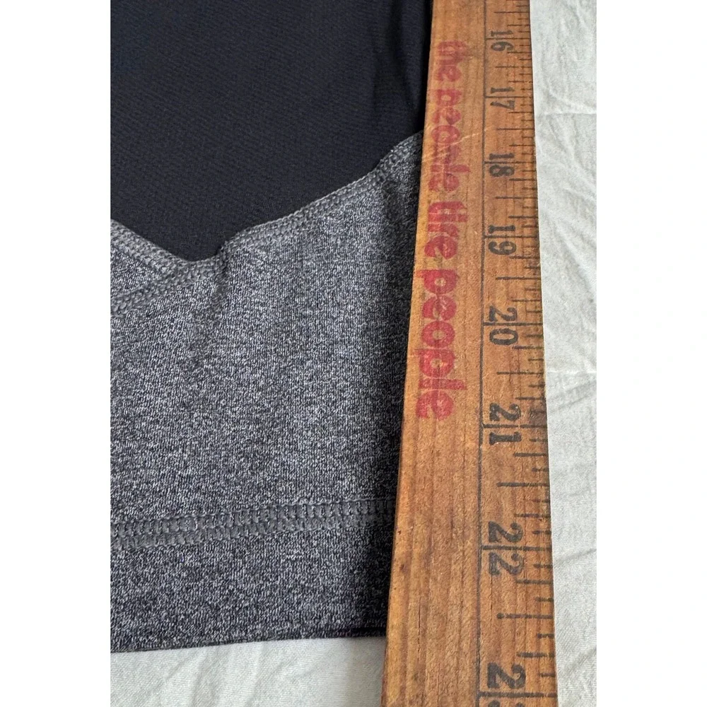 Lululemon Pace Rival Crop Leggings Heathered Grey Size 8